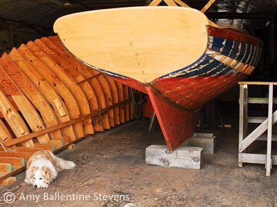 The restoration of a Herreshoff 12 overseen by Sula